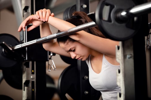 Woman exercising